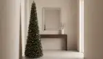 Weihnachtsbaum künstlich schlank Säule Flur: Platzsparend & Elegant