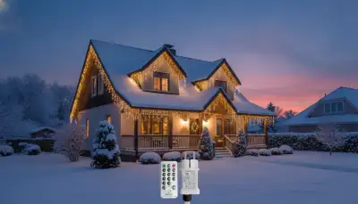 Dachrinnen Lichterketten: Sicherer Weihnachtszauber