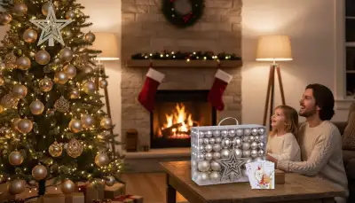 Der ultimative Weihnachtsbaum-Look: Warum dieses 128-teilige Weihnachtskugeln Set mit Baumspitze jetzt alle begeistert