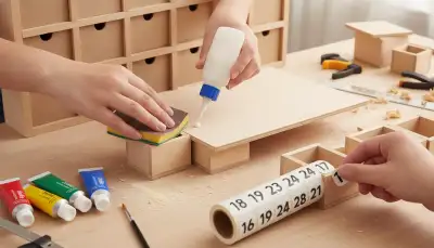 Einzigartigen Holz-Adventskalender selber bauen