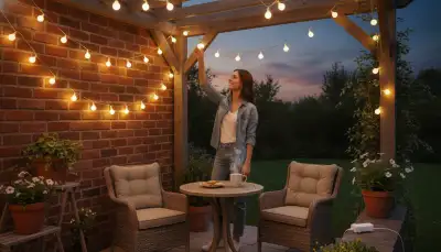 Gemütliches Licht mit Solarlichterketten Warmweiß