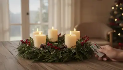 LED-Kerzen am Adventskranz: Sicher & Schön