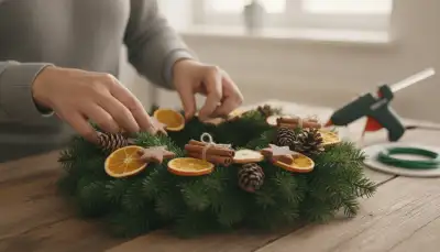 Natürlicher Adventskranz: Zeitlose Eleganz selbst gemacht
