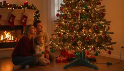Nie wieder eine Seite des Weihnachtsbaums verstecken: Der smarte drehbare Baumständer im Fokus