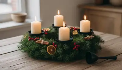 Sicherer Halt für Adventskerzen