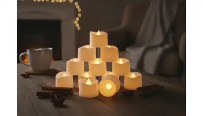 Smarter Glanz: LED Teelichter mit Timer