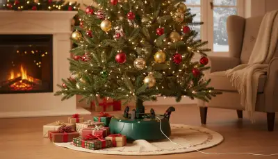 Weihnachtsbaumständer: Der um 360 Grad drehbare Sockel, der Ihr Fest zum Strahlen bringt