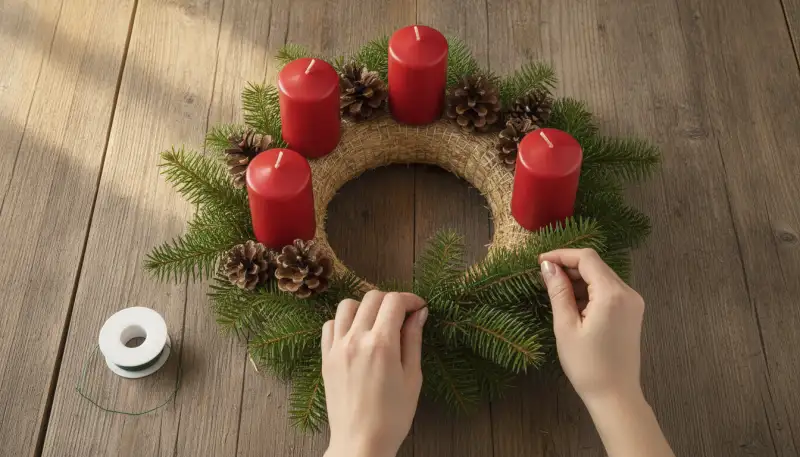 Adventsgesteck gestalten: Tipps für langlebige Pracht