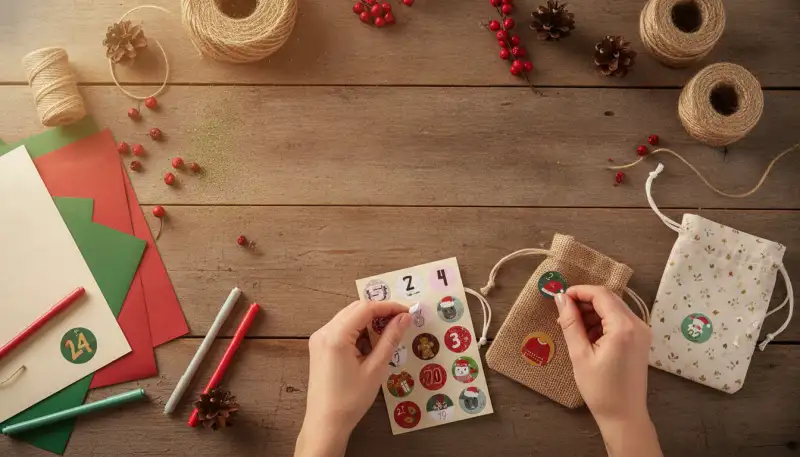 Adventskalender Zahlen Stilvoll Gestalten