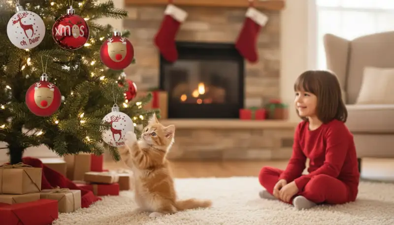 Bruchfeste Weihnachtsbaumkugeln aus Kunststoff wählen