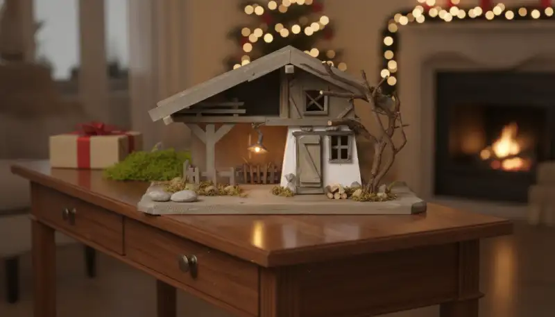 Der Zauber des Weihnachtsfestes: Warum ein beleuchteter Holzkrippenstall Ihr Zuhause verzaubert