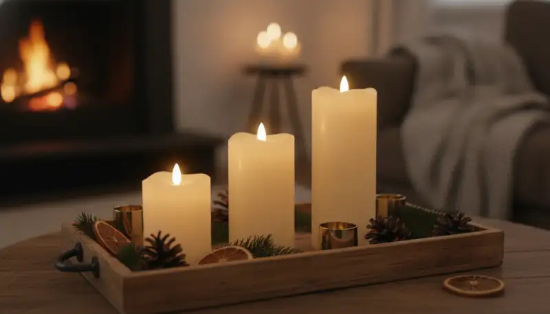 Echtwachs LED-Kerzen: Authentischer Adventsglanz