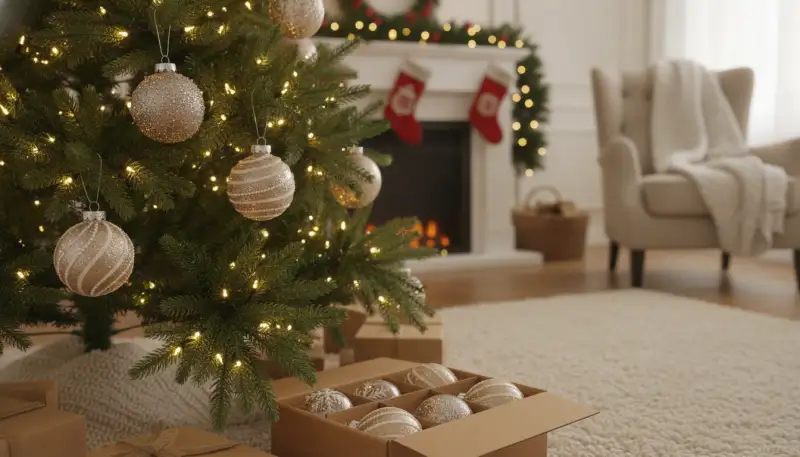 Farbige Weihnachtskugeln: Ihr Baum strahlt