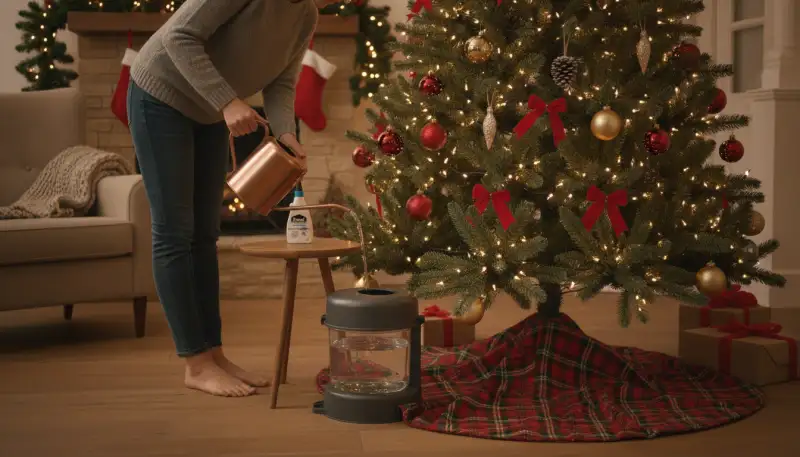 Frischer Weihnachtsbaum: Optimal bewässern
