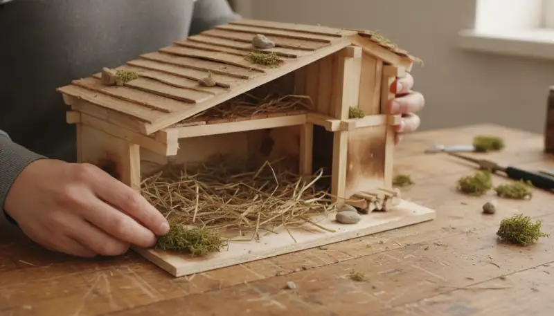 Ihre eigene Weihnachtskrippe bauen