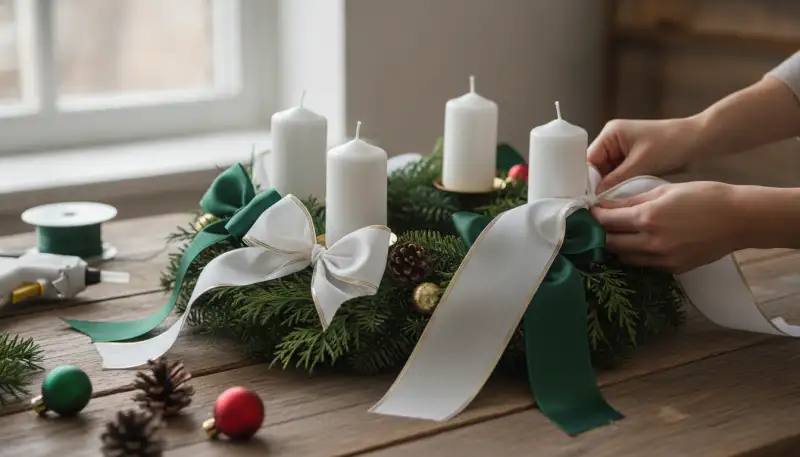 Kranzbänder für den perfekten Adventskranz