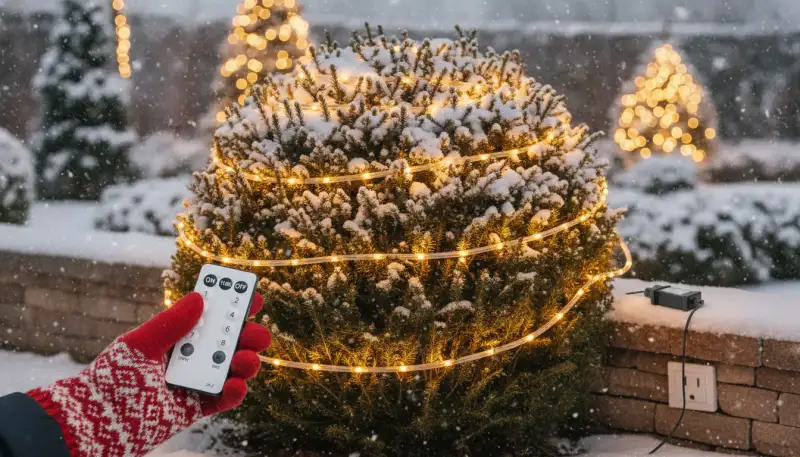 Lichtschlauch Outdoor: Ideen für Weihnachten