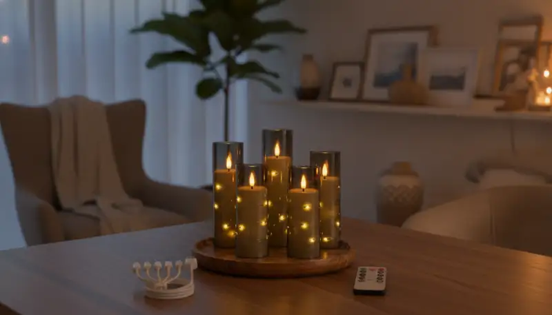 Nachhaltiger Glanz: Wiederaufladbare LED-Kerzen