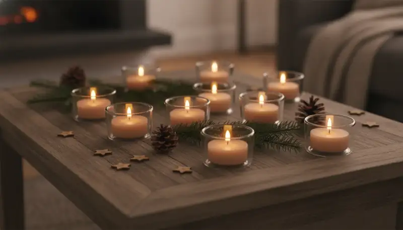 Teelichthalter im Advent: Sicher & Schön